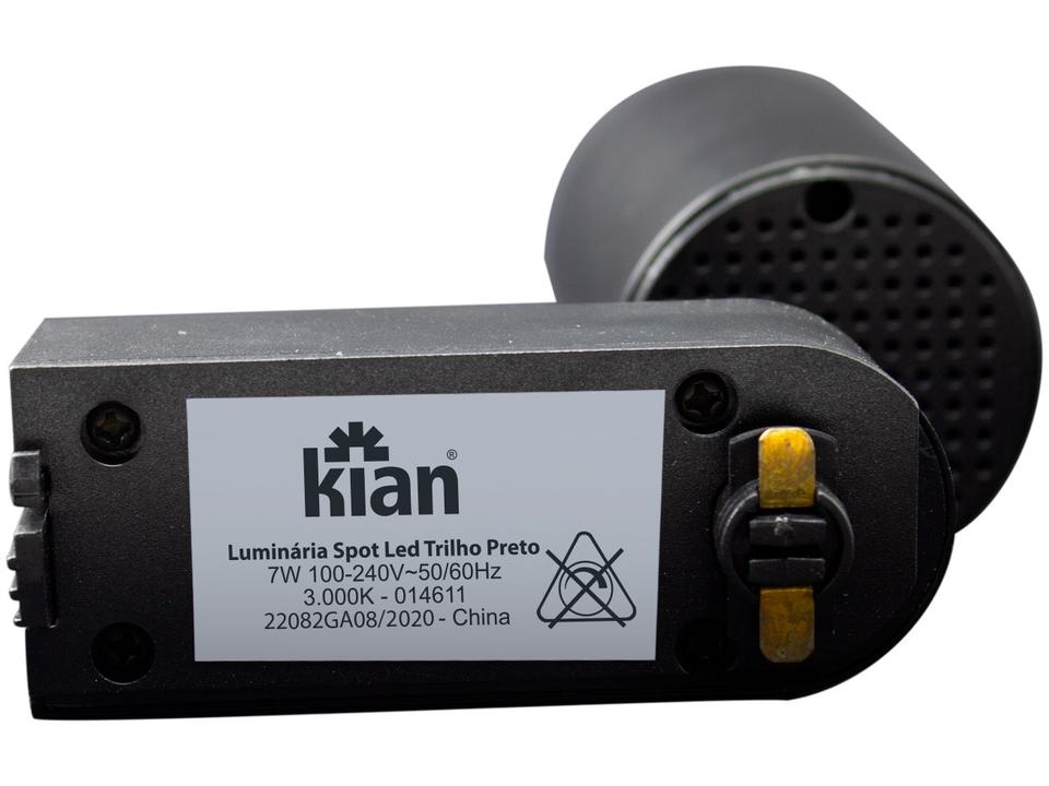 Spot de LED de Trilho de Sobrepor Redondo Branca - 3