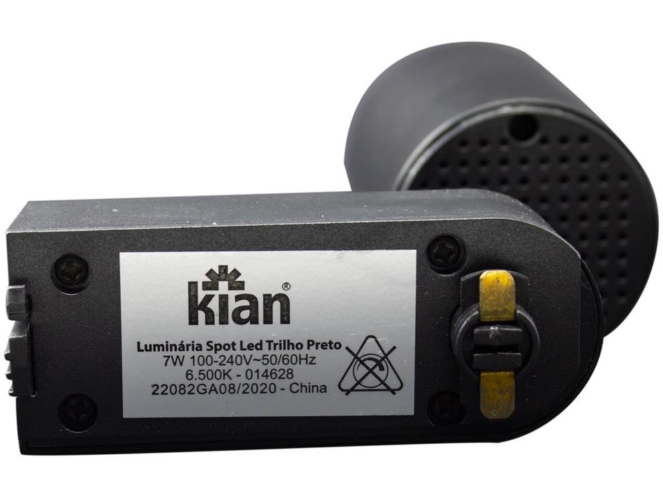 Spot de LED de Trilho de Sobrepor Redondo Branca - 3