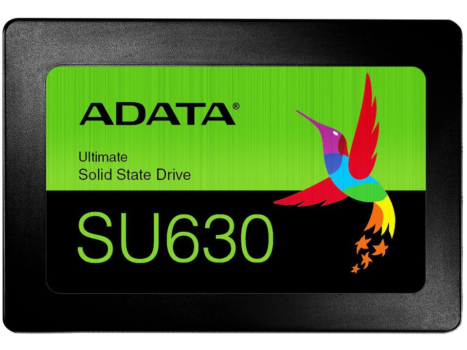 SSD Adata 960GB SATA III 2.5” Leitura 520MB/s e Gravação 450MB/s SU630 - 2