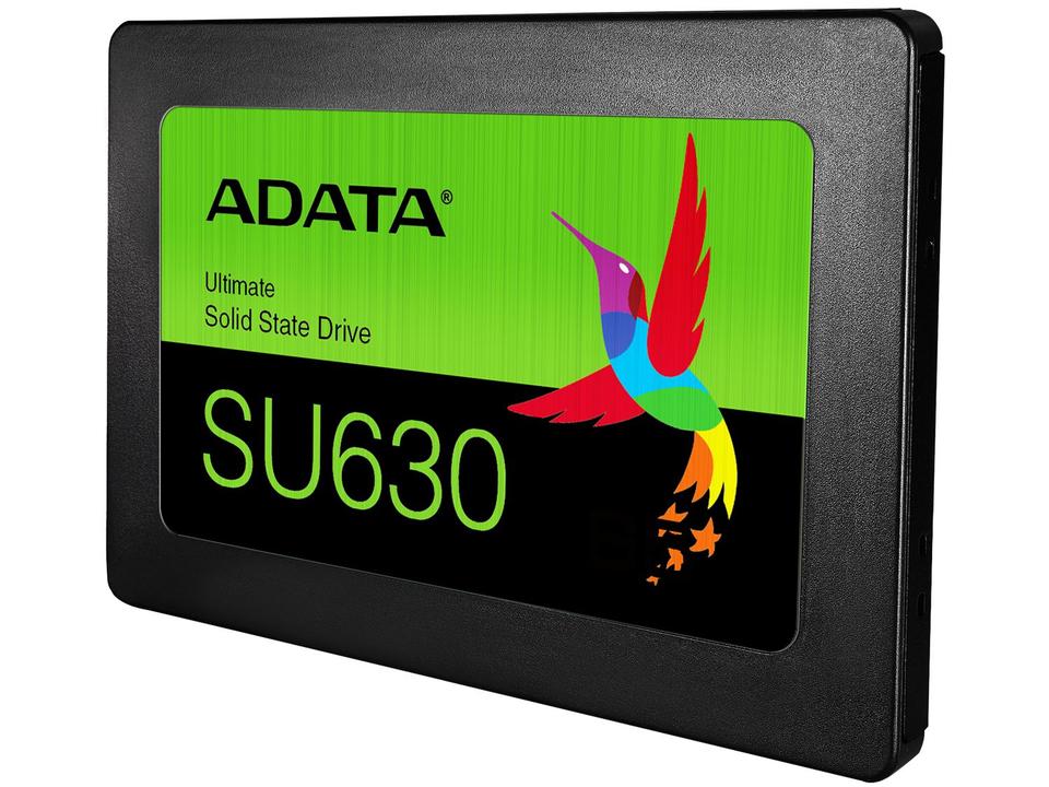 SSD Adata 960GB SATA III 2.5” Leitura 520MB/s e Gravação 450MB/s SU630 - 3