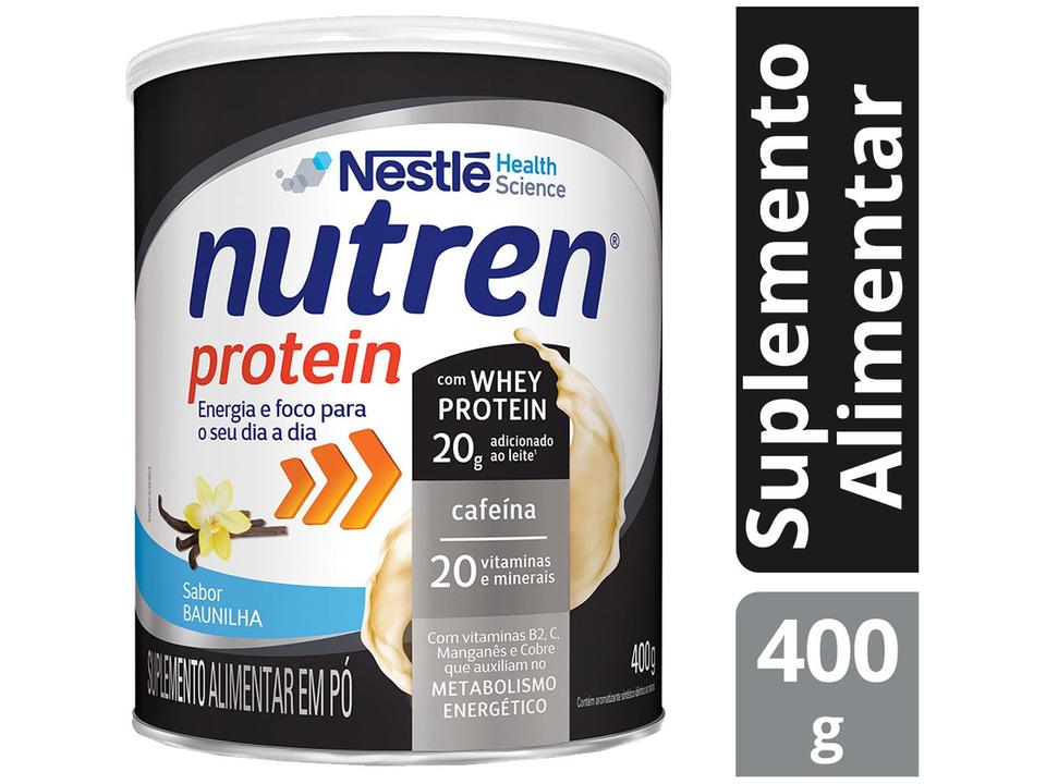 Suplemento Alimentar Adulto Nutren Baunilha Protein Zero 400g - 2