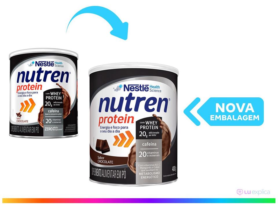 Suplemento Alimentar Adulto Nutren Chocolate Protein Zero 400g - 1