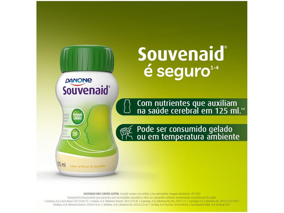 Suplemento Alimentar Adulto Souvenaid Baunilha - 7