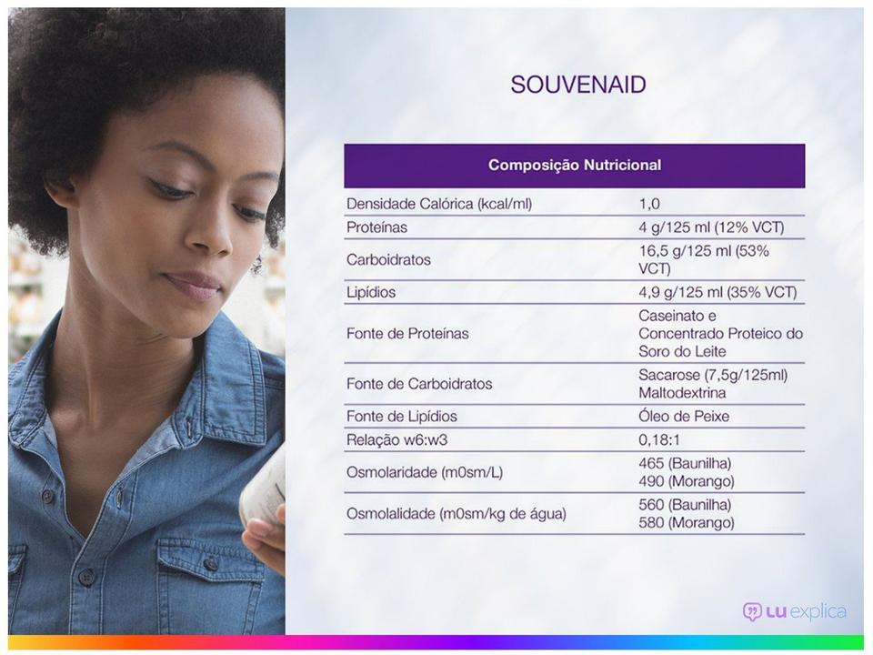 Suplemento Alimentar Adulto Souvenaid Morango - 3