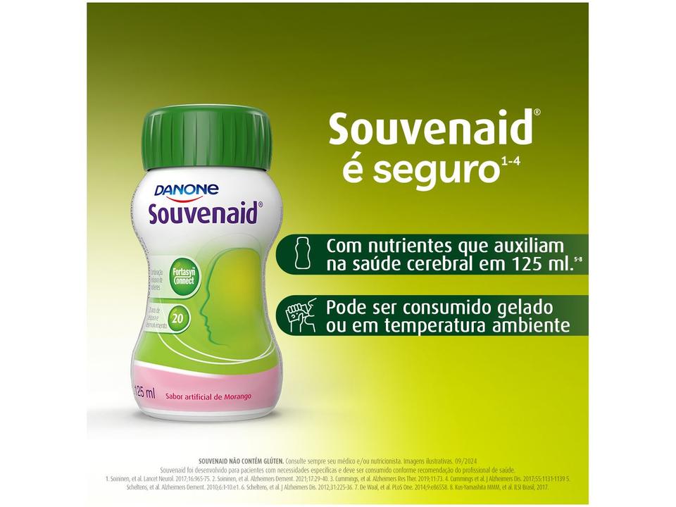 Suplemento Alimentar Adulto Souvenaid Morango - 8