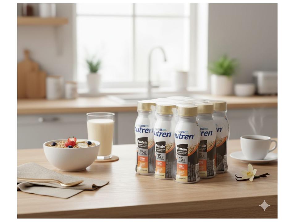 Suplemento Alimentar Nestlé Nutren Protein Zero Lactose Baunilha 260ml 6 Unidades - 4