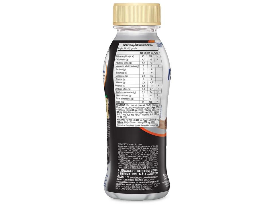 Suplemento Alimentar Nestlé Nutren Protein Zero Lactose Chocolate 260ml 6 Unidades - 6