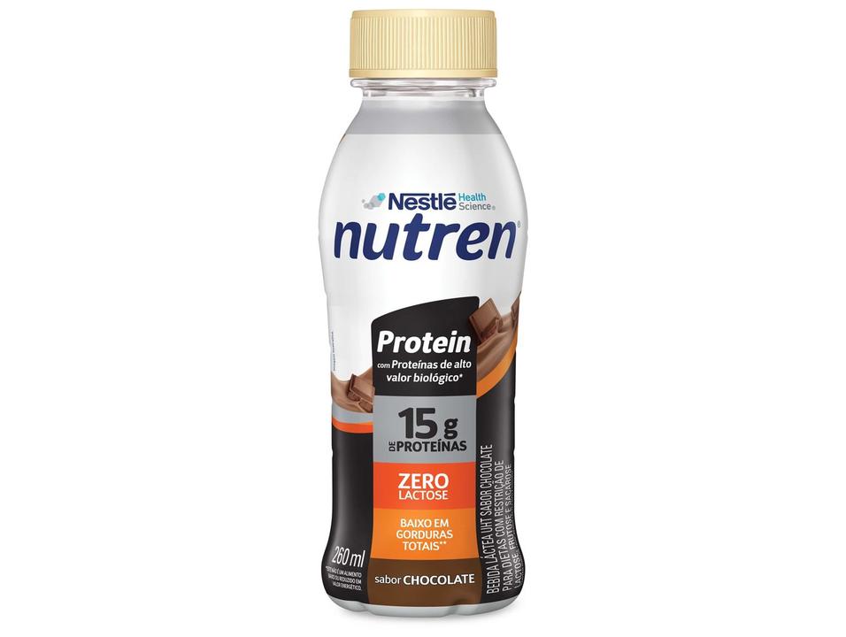 Suplemento Alimentar Nestlé Nutren Protein Zero Lactose Chocolate 260ml 6 Unidades - 5