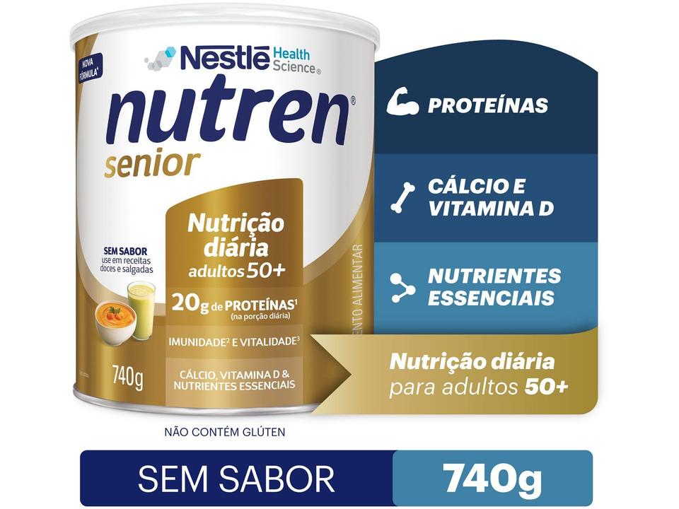 Suplemento Alimentar Nutren Senior Sem Sabor - 740g - 2