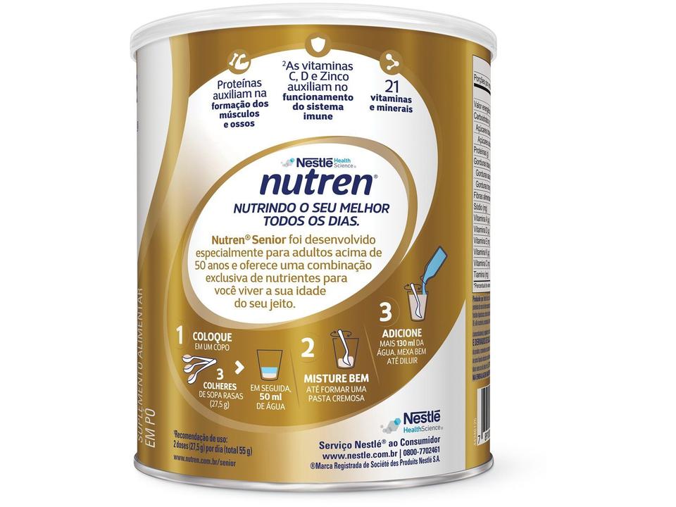 Suplemento Alimentar Nutren Senior Sem Sabor - 740g - 3