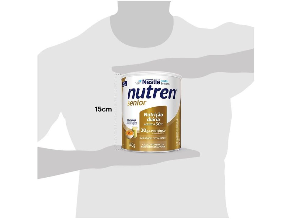 Suplemento Alimentar Nutren Senior Sem Sabor - 740g - 5