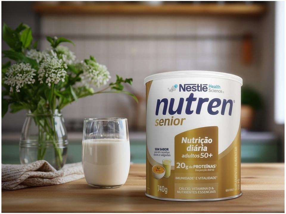 Suplemento Alimentar Nutren Senior Sem Sabor - 740g - 10
