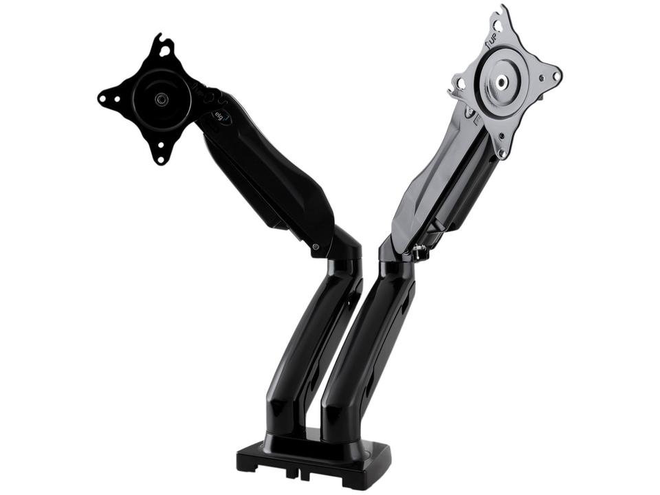 Suporte Ergonômico Articulado de Mesa com Pistão a Gás para 2 Monitores de 17” a 35” F16 - 3