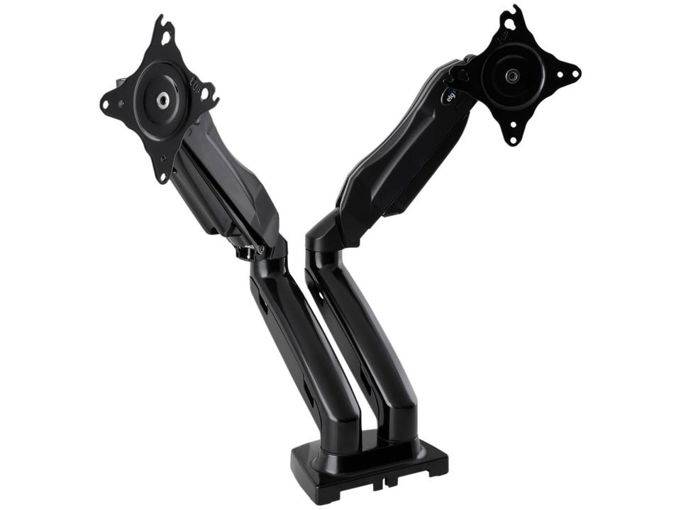Suporte Ergonômico Articulado de Mesa com Pistão a Gás para 2 Monitores de 17” a 35” F16 - 4