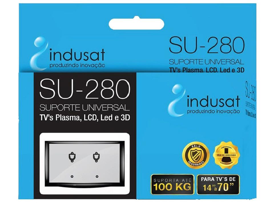 Suporte para TV Fixo de 10” até 85” - Indusat SU280i - 3