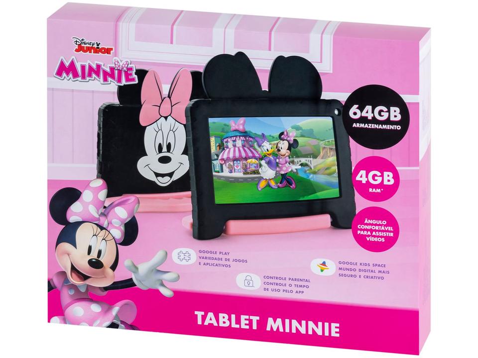 Tablet Infantil Multilaser NB414 7” 64GB 4GB RAM Android 13 Go Edition Quad Core Wi-Fi - 10