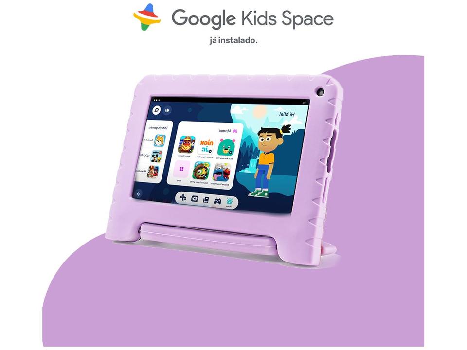 Tablet Infantil Multilaser NB416 4GB RAM 64GB 7" Android Wi-Fi 4G - 2