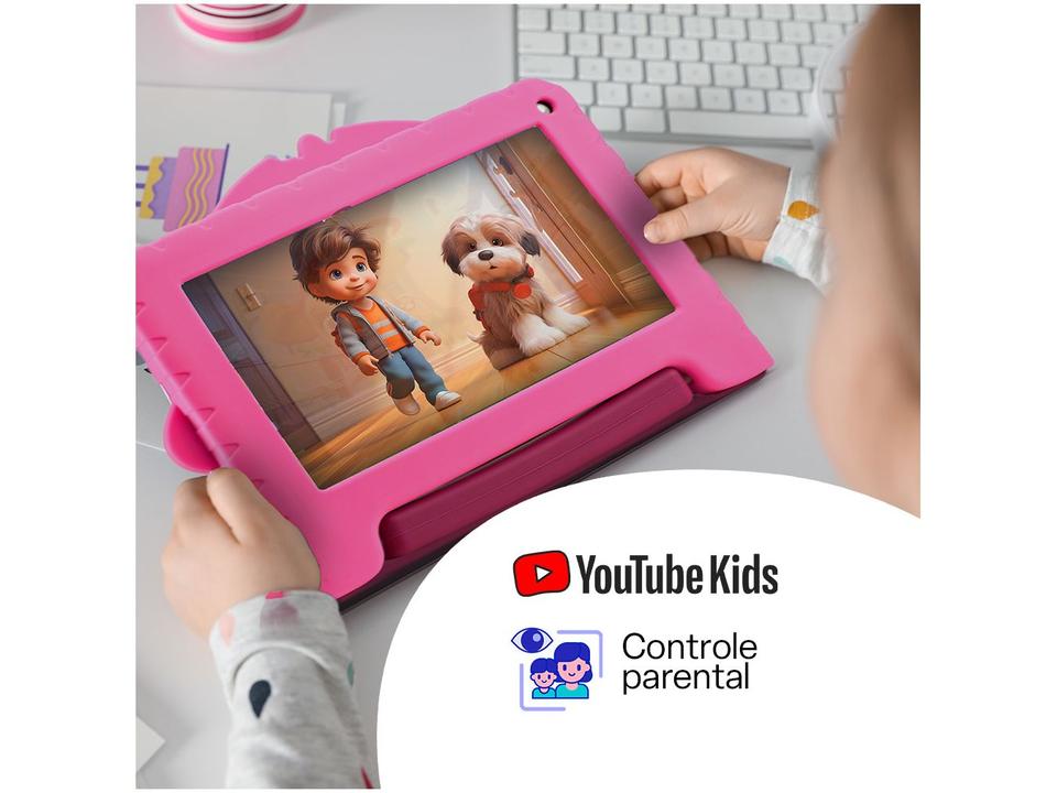 Tablet Infantil Multilaser NB422 4GB RAM 64GB 7" Android Wi-Fi 4G - 3