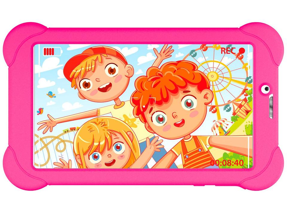Tablet Infantil Philco PTB7RSG3G KIDS com Capa 7” - 3G Wi-Fi 16GB Android 9 Quad-Core Câm. 5MP - 2
