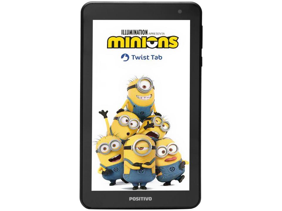 Tablet Infantil Positivo T770KM Minions com Capa - 7” Wi-Fi 32GB Android Oreo Quad-Core - 2