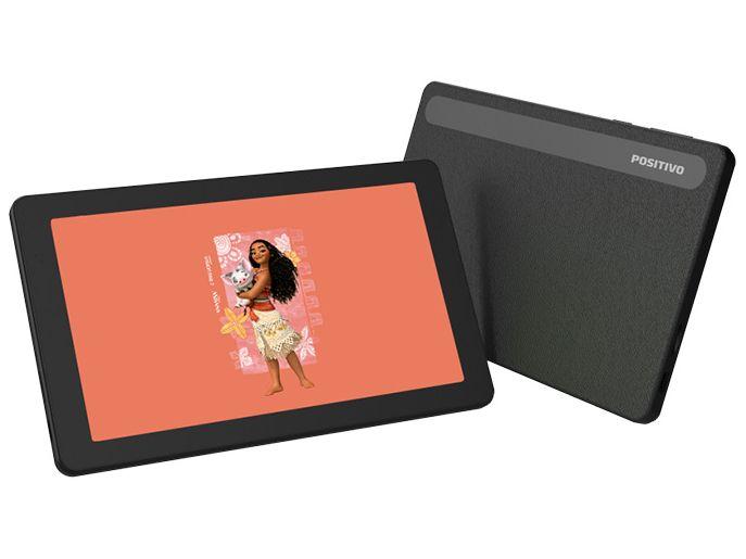 Tablet Infantil Positivo Vision Tab Moana com Capa e Bolsa 3GB RAM 64GB 7" Android 14 Go Wi-Fi - 12