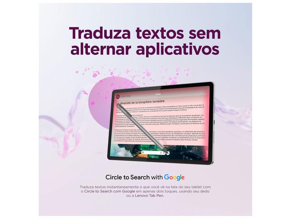 Tablet Lenovo Idea Tab com Capa Teclado e Caneta 8GB RAM 128GB 11" Android 15 MediaTek Dimensity 6300 Wi-Fi - 2