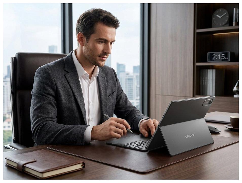 Tablet Lenovo Idea Tab Pro Gen 2 com Caneta e Capa com Teclado 8GB RAM 256GB 13" Android 16 Qualcomm Snapdragon 8s Wi-Fi - 1
