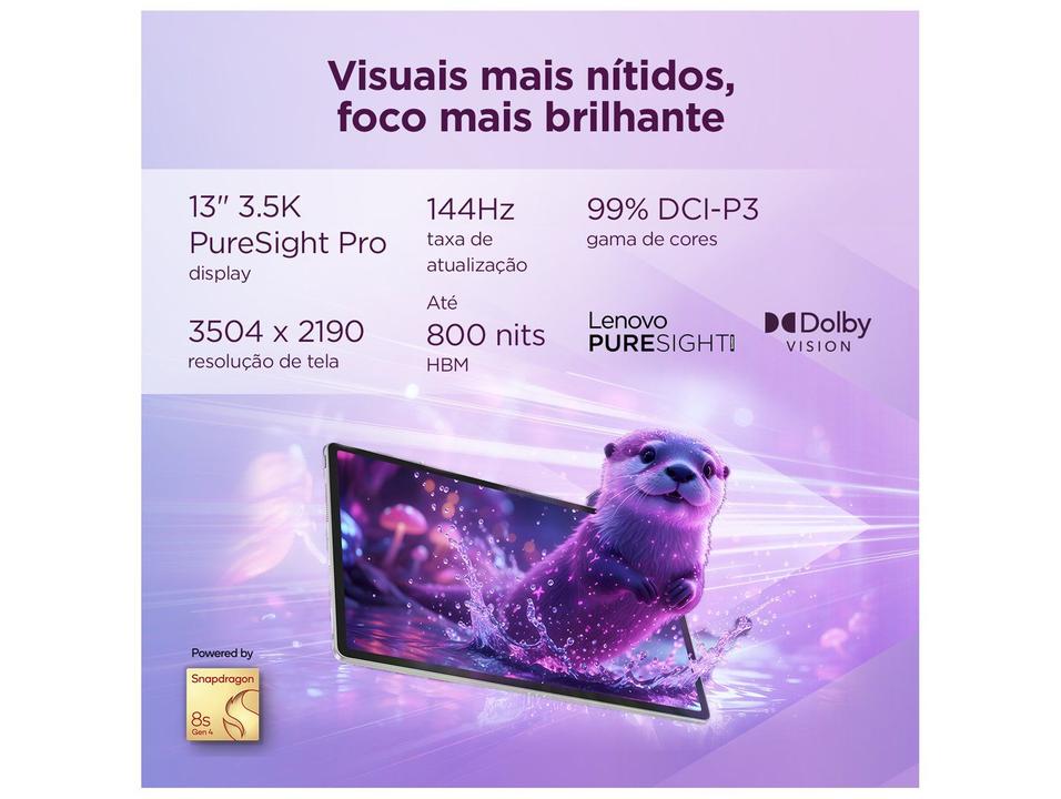 Tablet Lenovo Idea Tab Pro Gen 2 com Caneta e Capa com Teclado 8GB RAM 256GB 13" Android 16 Qualcomm Snapdragon 8s Wi-Fi - 2
