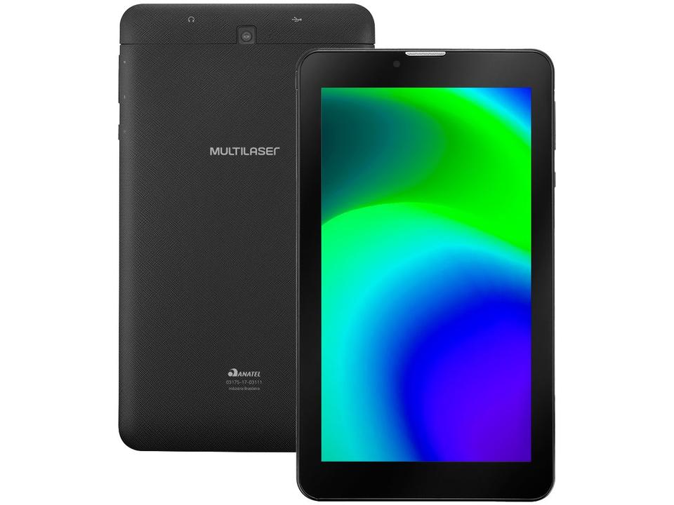 Tablet Multi M7 7” 3G Wi-Fi 32GB Android 11 - Quad-Core Câmera Integrada