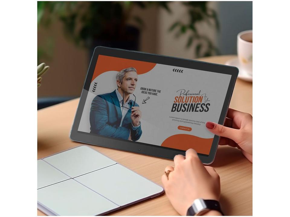 Tablet Multilaser NB359 com Case 6GB RAM 128GB 10,1" Android Wi-Fi - 6