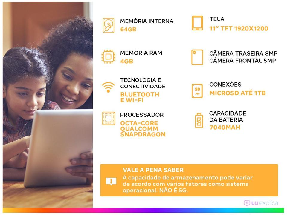 Tablet Samsung Galaxy Tab A9+ 11” 64GB - 1