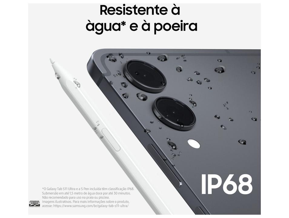Tablet Samsung Galaxy TAB S11 Ultra com Caneta  S Pen 12GB RAM 512GB 14,6" Android Dimensity 9400+ Wi-Fi - 8