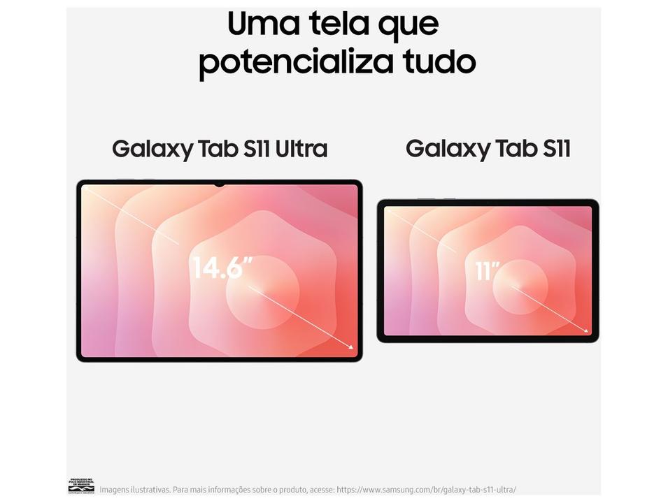 Tablet Samsung Galaxy TAB S11 Ultra com Caneta  S Pen 12GB RAM 512GB 14,6" Android Dimensity 9400+ Wi-Fi - 2