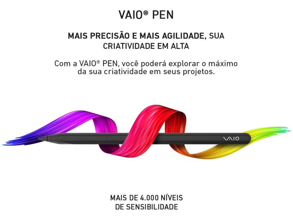 Tablet VAIO TL12 com Capa Teclado e Caneta 8GB RAM 256GB 12,6" AMOLED Android 15 Octa Core Wi-Fi 5G - 7