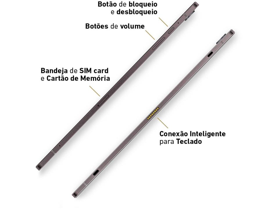 Tablet VAIO TL12 com Capa Teclado e Caneta 8GB RAM 256GB 12,6" AMOLED Android 15 Octa Core Wi-Fi 5G - 13
