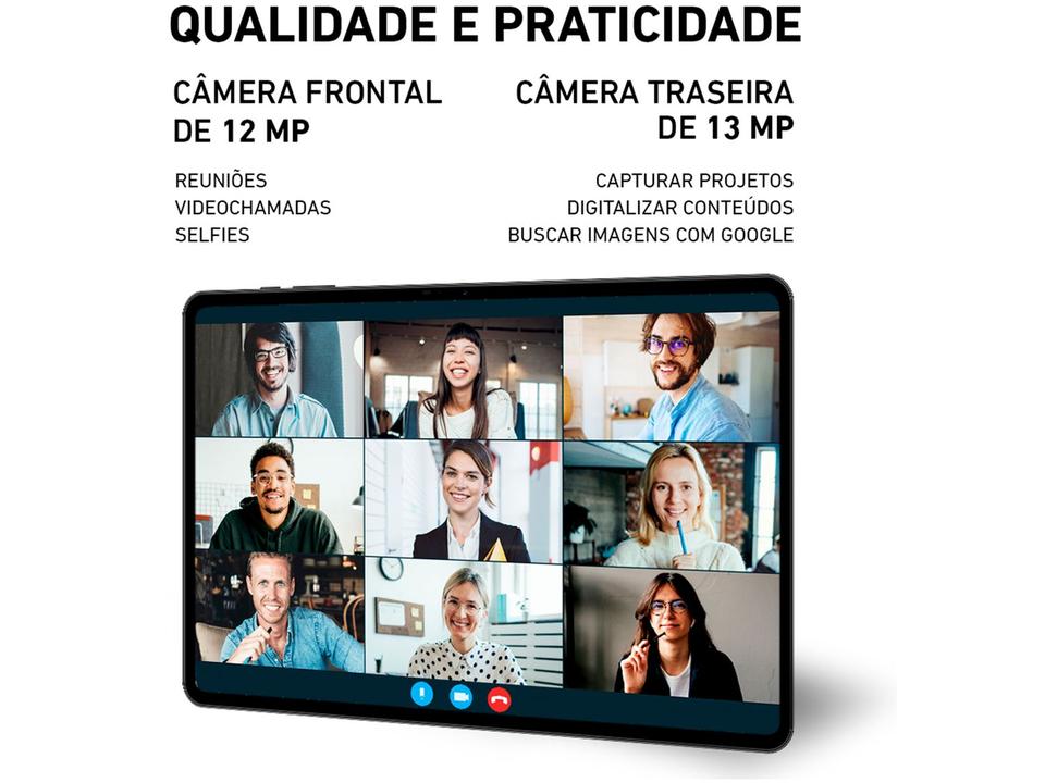 Tablet VAIO TL12 com Capa Teclado e Caneta 8GB RAM 256GB 12,6" AMOLED Android 15 Octa Core Wi-Fi 5G - 11