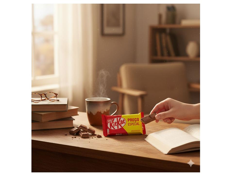 Tablete de Chocolate Kitkat ao Leite 41,5g Display com 24 Unidades Nestlé - 2