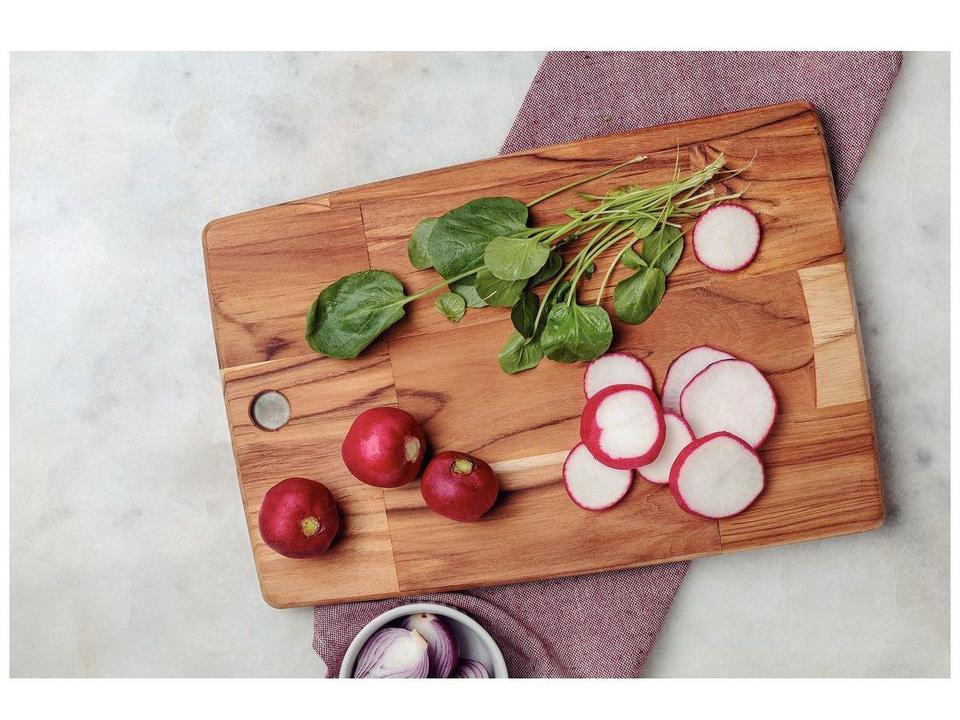 Tábua de Corte de Madeira Retangular Tramontina Kitchen 34x23cm - 3