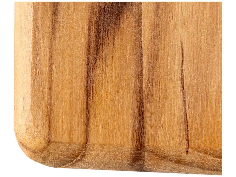 Tábua de Corte de Madeira Retangular Tramontina Kitchen 40x27cm - 5