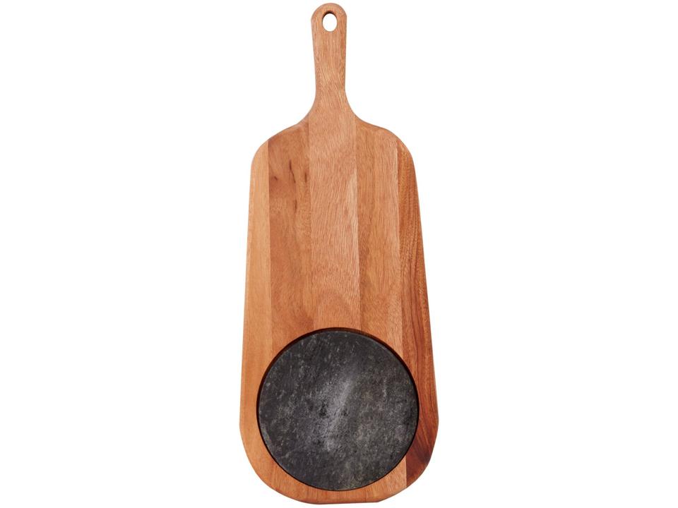 Tábua de Frios de Madeira Retangular Tramontina Mogno Africano 48x19cm - 2