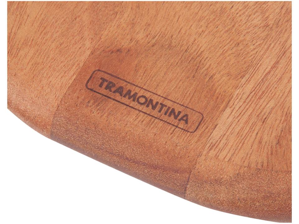 Tábua de Frios de Madeira Retangular Tramontina Mogno Africano 48x19cm - 6