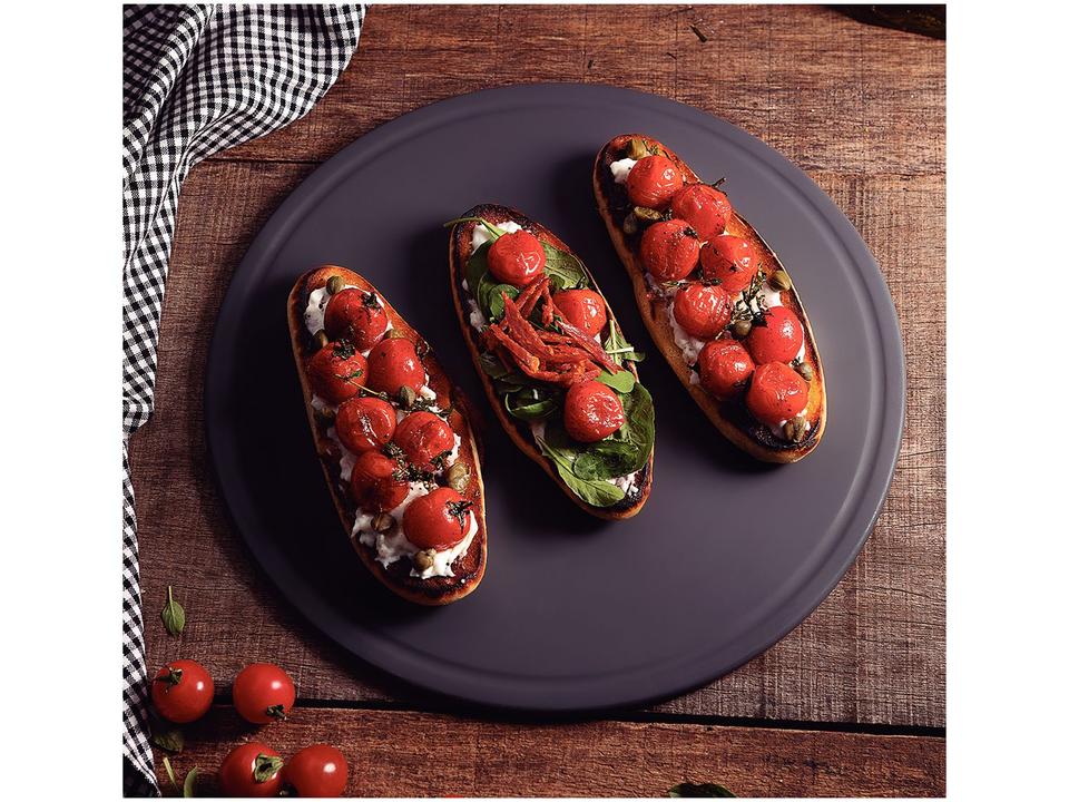 Tábua de Pizza de Polipropileno Redonda Tramontina 23768160 35cm - 2