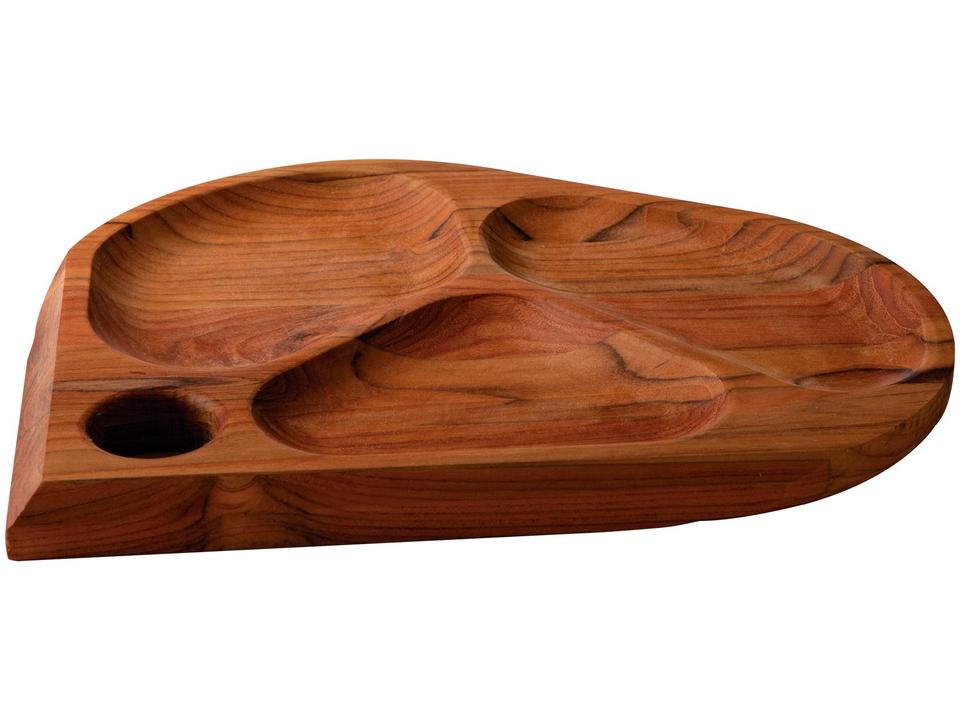 Tábua de Servir de Madeira Tramontina Bruno Faucz Folium 35x27cm - 3