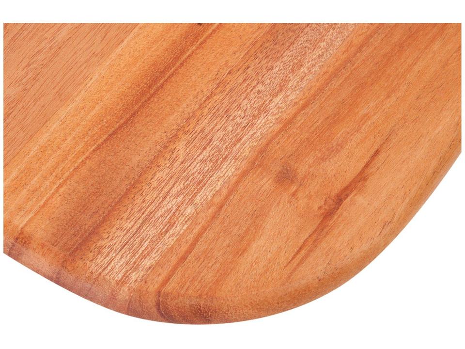 Tábua para Burguer de Madeira Retangular Tramontina Mogno Africano 34x23cm - 3