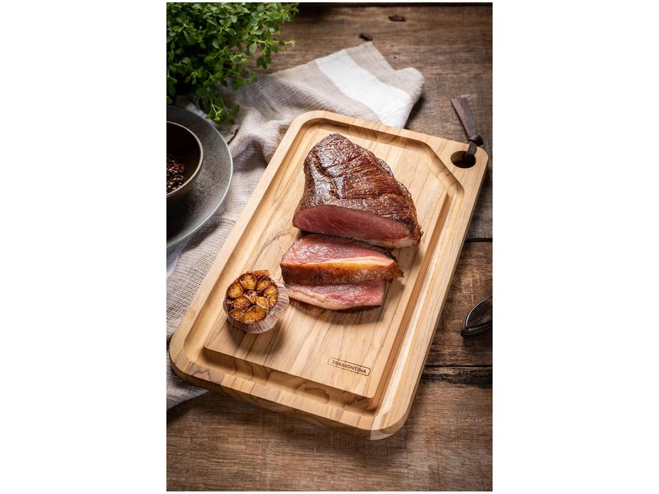 Tábua para Churrasco de Madeira Retangular Tramontina 132120 - 3