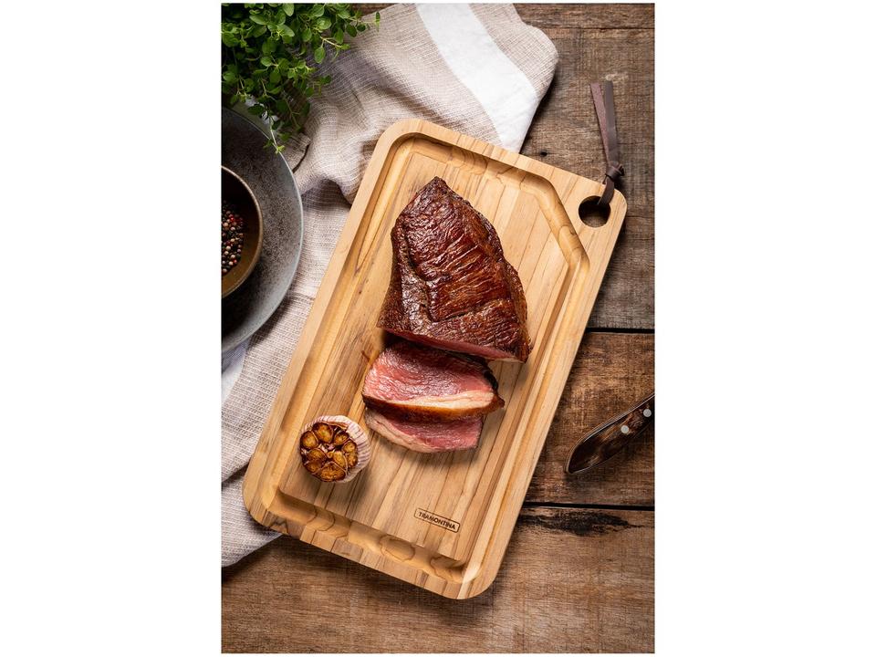 Tábua para Churrasco de Madeira Retangular Tramontina 13212052 20x33cm - 2