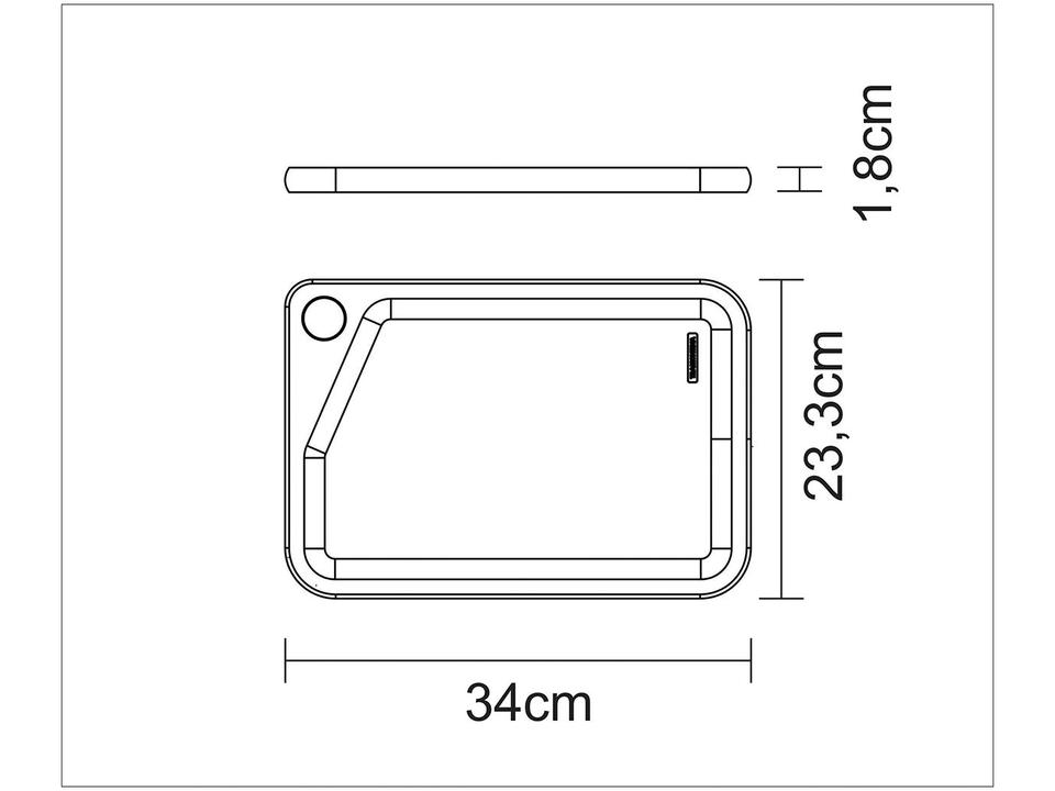 Tábua para Churrasco de Madeira Retangular Tramontina 13212052 20x33cm - 5