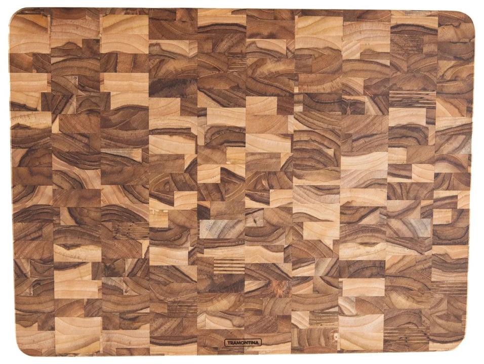 Tábua para Churrasco de Madeira Retangular Tramontina Teca 45x34cm - 5