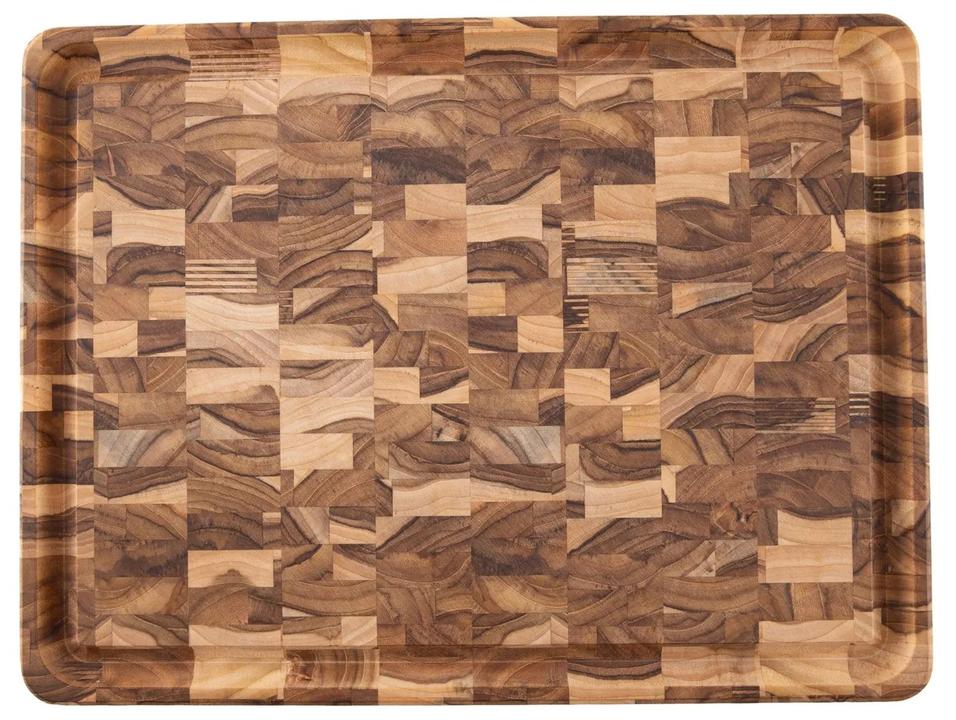 Tábua para Churrasco de Madeira Retangular Tramontina Teca 45x34cm - 4