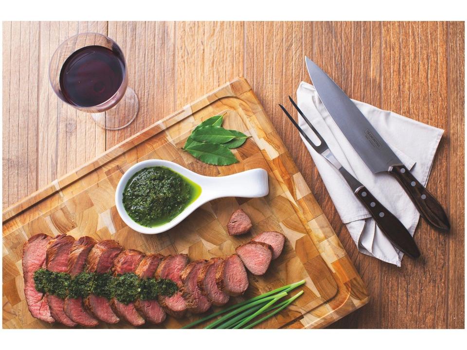 Tábua para Churrasco Madeira Retangular Cubus Tramontina 50x38cm - 2